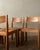 Mid-Century Elm and Rush Dining Chairs by Maison Regain, 1970s, Set of 4 For Sale - Image 12 of 17