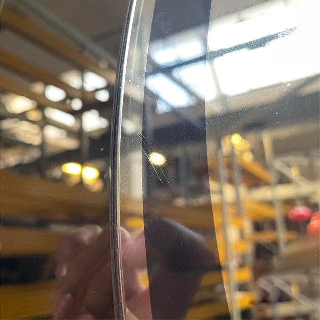 Italian Modern Round Double-Glass Wall Mirror, 1970s For Sale - Image 10 of 16