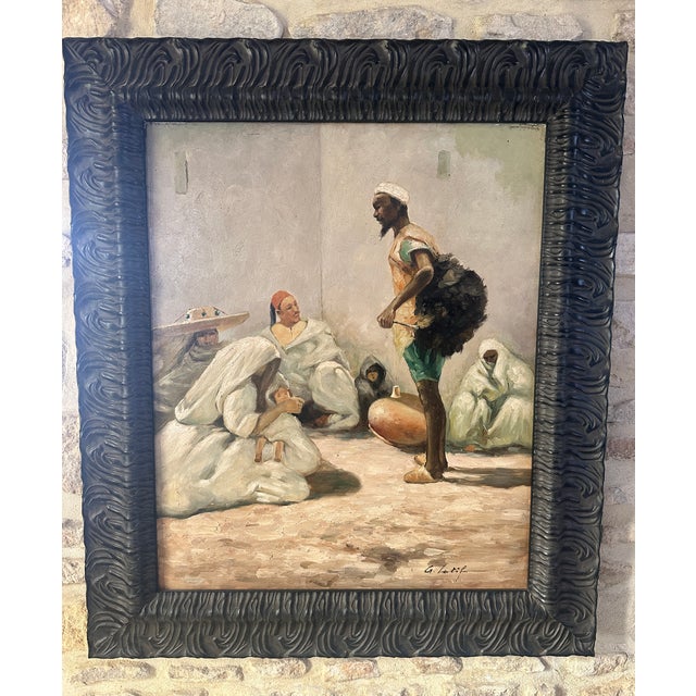 Goran Latif, The Water Seller, 1970s, Oil on Canvas For Sale - Image 15 of 15