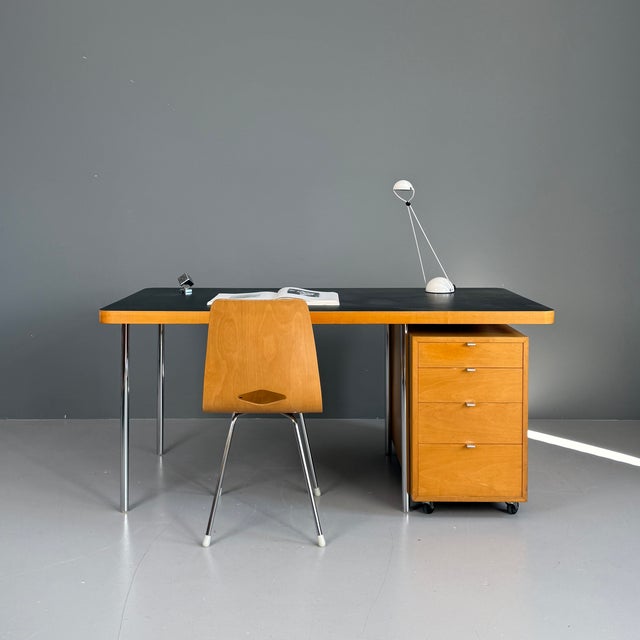 Desk with Frame by Marcel Breuer for Wohnbedarf, 1940s, Set of 2 For Sale - Image 13 of 13