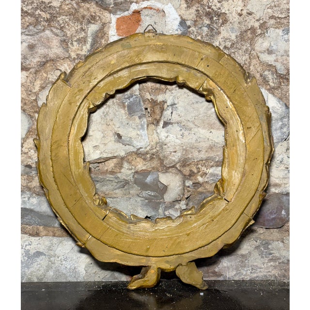 Antique Louis XVI Frame in Gilded Wood, 1700s For Sale - Image 10 of 11