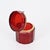 Ruby Red and Gilt Silver Faceted Murano Glass Jewelry Box, Italy, 1920s For Sale - Image 9 of 14