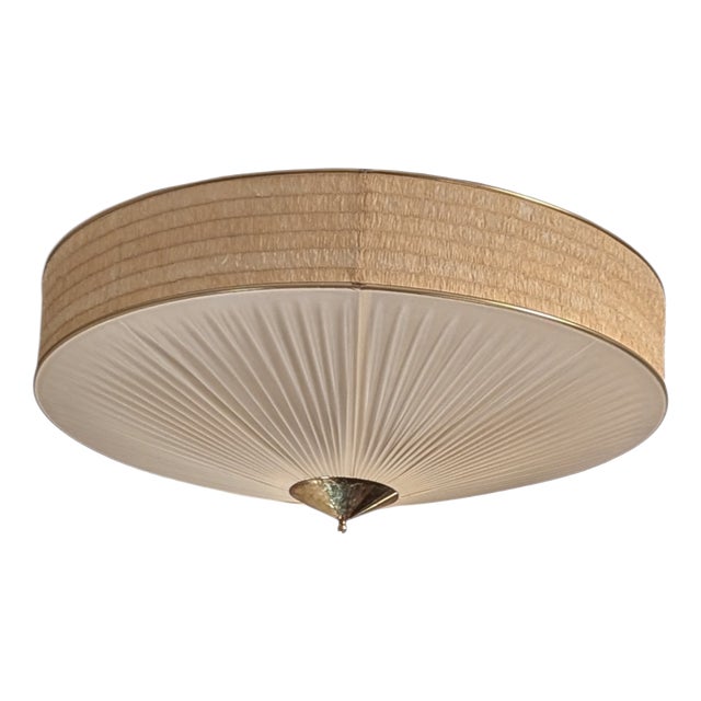Vintage Finnish Fush Mount, 1950s For Sale