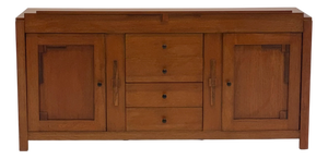 Art Deco Sideboard in Cherry Wood, 1950s