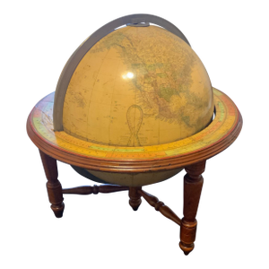 Antique Celestial Library Globe by Gilman Joslin