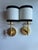 Traditional Kate Spade New York Walker Small Sconces in Gild With Cream Linen Shade With Black Linen Trim - Pair For Sale - Image 3 of 6