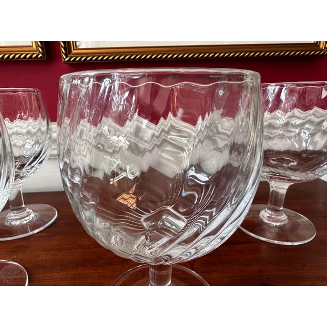 William Yeoward 'Jocasta' Water Goblets, Balloon Glasses, Set of 4 For Sale - Image 9 of 11