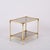 Metal Italian Metal, Brass and Smoked Glass Coffee Table from Tommaso Barbi, 1970s For Sale - Image 7 of 14