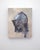 Figurative Don't Panic by Elena Burykina | Oil on panel Painting of a skull in a helmet. For Sale - Image 3 of 5