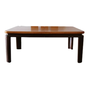 Paul Frankl Cork & Mahogany Dining Table for Johnson Furniture Company Model 2443