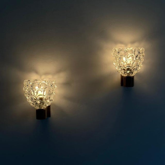 1930s Vintage Festoni Wall Sconces by Ercole Barovier for Barovier & Toso, 1938, Set of 2 For Sale - Image 5 of 18