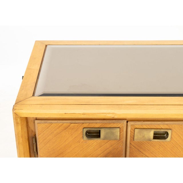 Stanley Furniture Stanley Furniture Modern Mahogany Bar Cabinet For Sale - Image 4 of 10