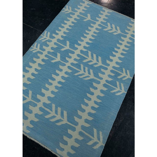 Turkish Turkish Kilim Oriental Handmade Flatweave 3' x 4'8" #18165 For Sale - Image 3 of 8