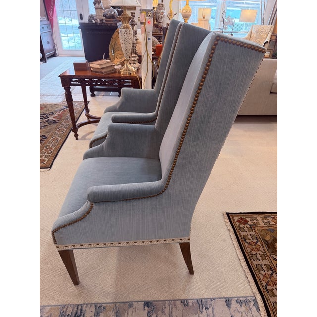 Set of 2 Hickory Chair Captain's Dining Chairs For Sale - Image 6 of 18