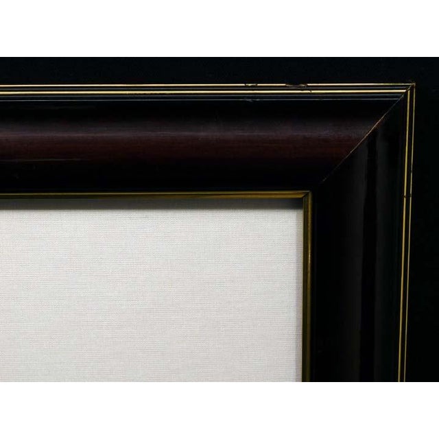 Impressionist 1990s Sunol Alvar "Acolliment" Lithograph Hand Signed Framed For Sale - Image 3 of 5