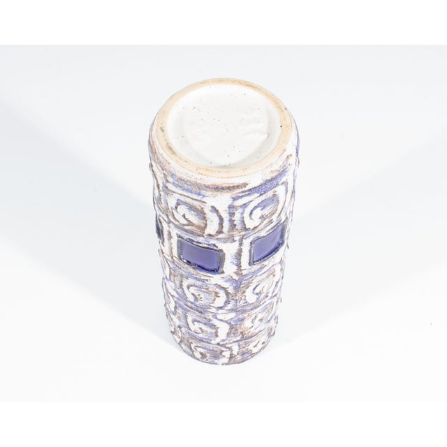 Schlossberg “Capri” West German Mid-Century Ceramic Vase For Sale - Image 4 of 7
