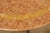Orange Tuscan Style Iron Scroll Base Round Marble Top Dining Table For Sale - Image 8 of 12