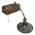 Antique Ornate Bronze Marble Adjustable Electric Desk Table Piano Lamp Light For Sale