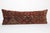 Late 19th Century Handwoven Vintage Turkish Kilim Lumbar Pillow – Boho Rustic Decor For Sale - Image 5 of 12