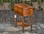 Mid 20th Century Midcentury English Walnut Side Table with Drawers and Turned Legs For Sale - Image 5 of 10