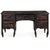 PROVINCIAL EIGHT-LEGGED "MAZARIN" PEDESTAL DESK IN BLACK PAINT France, circa last quarter of the 18th century 32 1/8" H x...