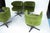 Green Swivel Poney Chairs by Gianni Moscatelli for Formanova, Italy, 1970s, Set of 4 For Sale - Image 4 of 18