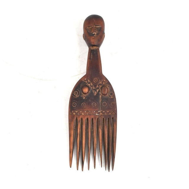 Early 20th Century Zaramo Mwana Hiti Wood Comb Tanzania For Sale In Denver - Image 6 of 7