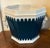 Ceramic Italian Mancioli Mid-Century Modern Ceramic Cachepot Planter With Ram's Head Handles For Sale - Image 7 of 13