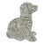 Waterford Crystal Sitting Labrador Dog Figurine For Sale