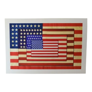 Modern Art Flag Print / Litho