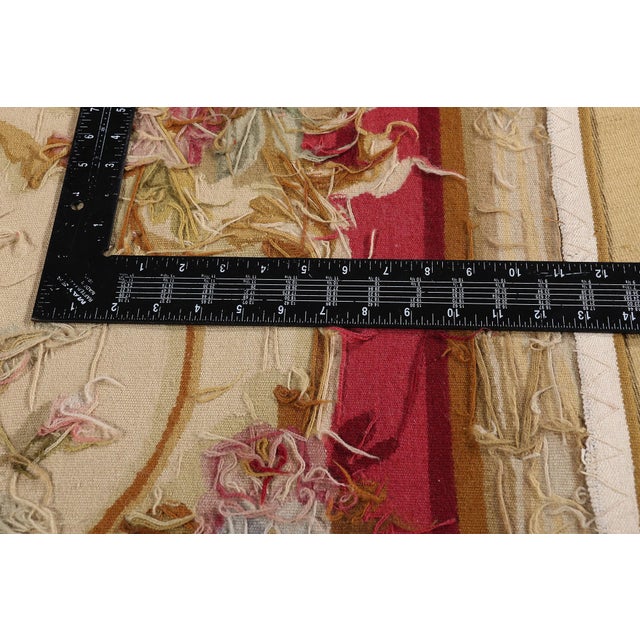 Textile Vintage Chinese Aubusson Rug, 11'08 X 15'05 For Sale - Image 7 of 10