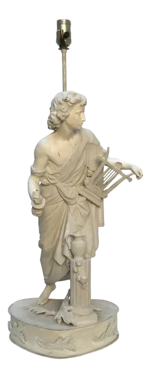 Vintage Classical Figure Sculptural Table Lamp