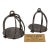 Late 16th Century - French Iron Grilled Stirrups For Sale