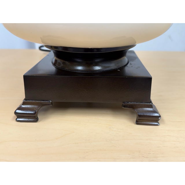 Off White Aladdin Table Lamp For Sale - Image 10 of 12