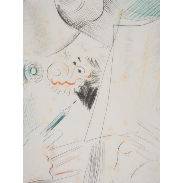 Mily Possoz, The Illustrator, Original Signed Engraving For Sale - Image 9 of 10