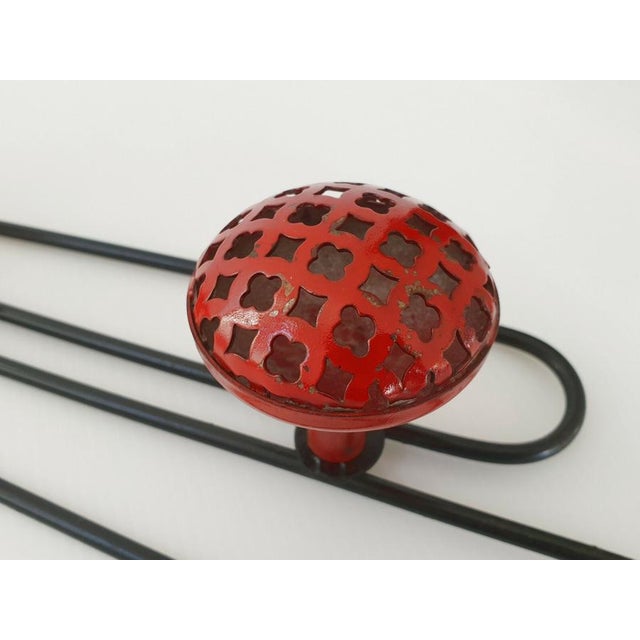Vintage Rockabilly Coat Rack, 1950s For Sale - Image 6 of 8