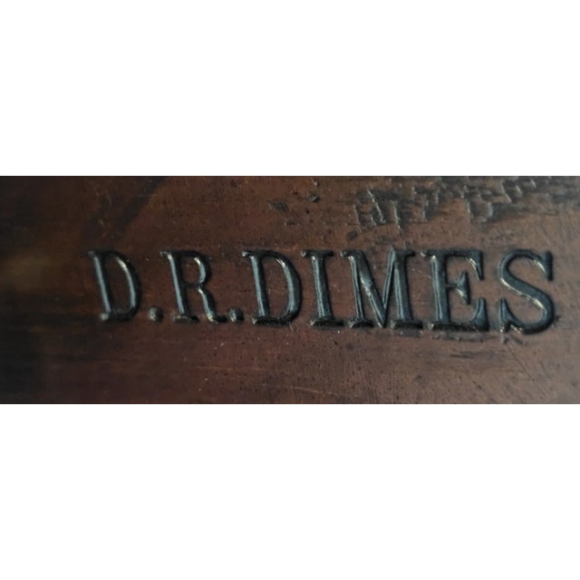 Dr Dimes Windsor Style Desk Writing Arm High Back Chair Bench Made New Hampshire For Sale - Image 12 of 12