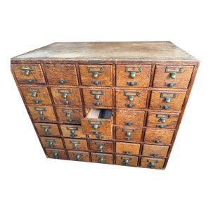Mid Century Remingrton Rand Library Card Catalogue