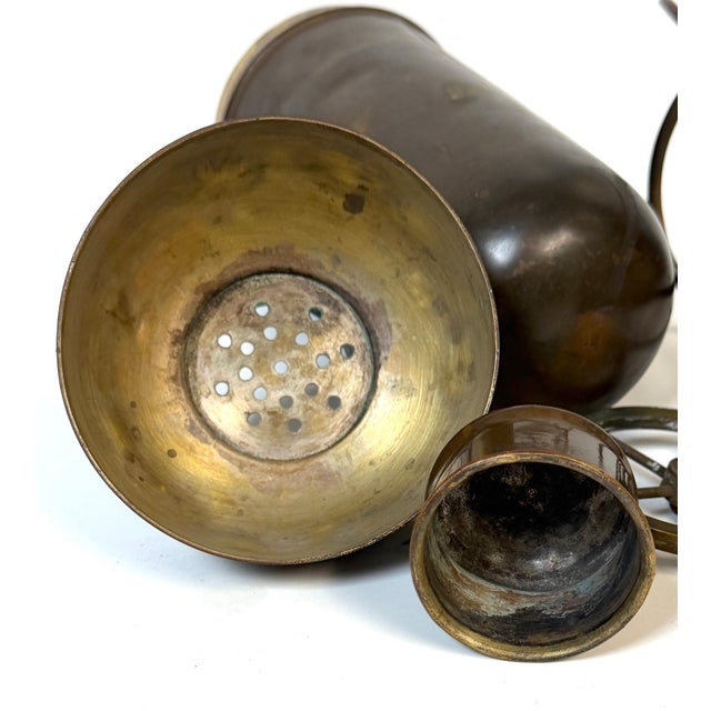 Early 20th Century Italian Interwar Industrial Copper Cocktail Shaker with Wheeled Caddy, 1925-35 For Sale - Image 5 of 18