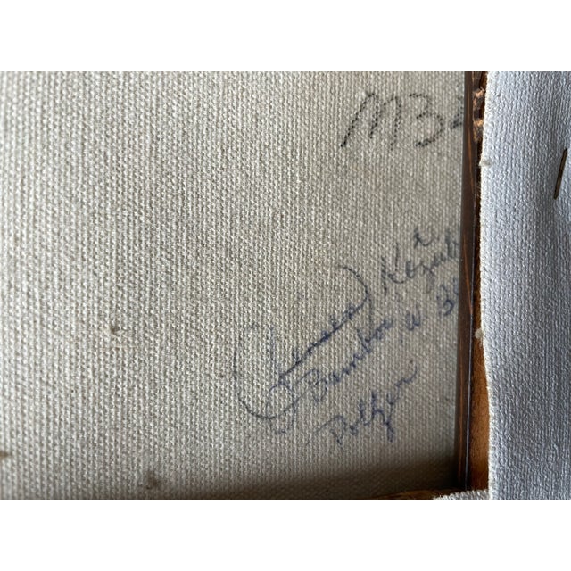 1920s Vintage Nautical Oil Painting, Framed For Sale - Image 4 of 5