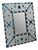 Table Mirror and Crystal Mosaic Photo Frame by Vetreria Darte, Italy, 1990s For Sale
