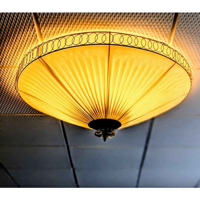 Vintage Finnish Flush Mount by Paavo Tynell for Idman, 1950s For Sale - Image 14 of 15