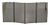 Minimalist Gold Foldable Fireplace Screen, 1950s For Sale