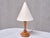 Art Deco Table Lamp in Birdseye Maple with Ivory Colored Shade, Austria, 1930s For Sale - Image 9 of 12