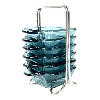 Aperitif Set by Wilhelm Wagenfeld for WMF, 1950s, Set of 7 For Sale