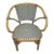 Mid 20th Century Rattan Howard Kaplan Style Bistro Chair For Sale