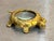 1950s-60s brass turtle tabletop magnifying glass. Excellent condition.