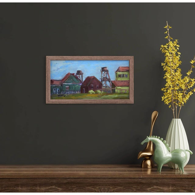 Quiet Places & Journeys — Mendocino Village (Original Oil Landscape) For Sale - Image 16 of 18