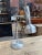 This lamp has a pretty patina it is functional. I have official proof of authenticity such as vintage catalogs, designer...