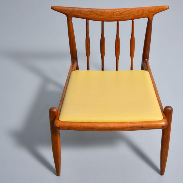 Black Walnut and Leather Lounge Chair Attr. Sam Maloof, 1960s For Sale In New York - Image 6 of 8